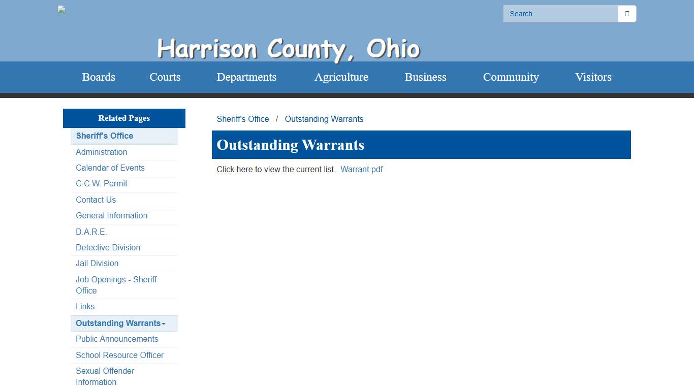 Outstanding Warrants